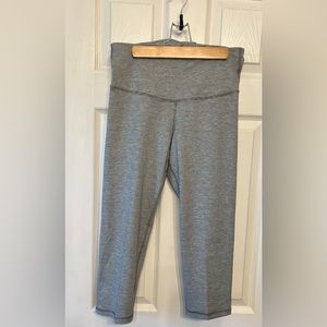 New Old Navy Active Go Dry Workout Leggings Blue Micro Stripe Sz Large